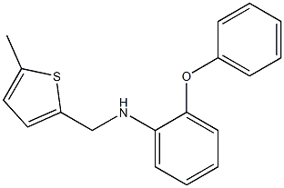 N-[(5-methylthiophen-2-yl)methyl]-2-phenoxyaniline Struktur