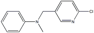 N-[(6-chloropyridin-3-yl)methyl]-N-methylaniline Struktur