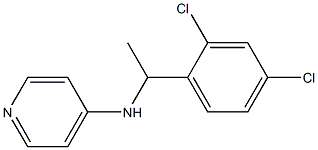 N-[1-(2,4-dichlorophenyl)ethyl]pyridin-4-amine Struktur