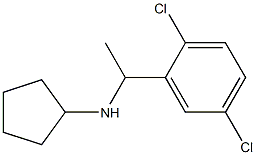 N-[1-(2,5-dichlorophenyl)ethyl]cyclopentanamine Struktur