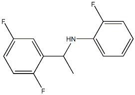 N-[1-(2,5-difluorophenyl)ethyl]-2-fluoroaniline Struktur