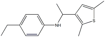 N-[1-(2,5-dimethylthiophen-3-yl)ethyl]-4-ethylaniline Struktur