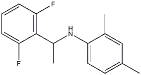 N-[1-(2,6-difluorophenyl)ethyl]-2,4-dimethylaniline Struktur