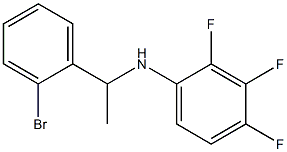 N-[1-(2-bromophenyl)ethyl]-2,3,4-trifluoroaniline Struktur