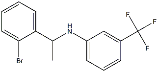 N-[1-(2-bromophenyl)ethyl]-3-(trifluoromethyl)aniline Struktur