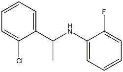 N-[1-(2-chlorophenyl)ethyl]-2-fluoroaniline Struktur