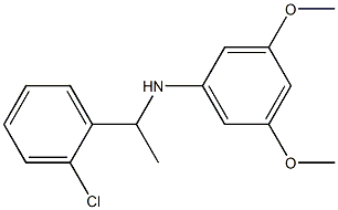 N-[1-(2-chlorophenyl)ethyl]-3,5-dimethoxyaniline Struktur