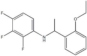 N-[1-(2-ethoxyphenyl)ethyl]-2,3,4-trifluoroaniline Struktur