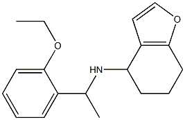 N-[1-(2-ethoxyphenyl)ethyl]-4,5,6,7-tetrahydro-1-benzofuran-4-amine Struktur