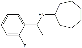 N-[1-(2-fluorophenyl)ethyl]cycloheptanamine Struktur