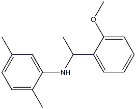 N-[1-(2-methoxyphenyl)ethyl]-2,5-dimethylaniline Struktur