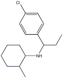 N-[1-(4-chlorophenyl)propyl]-2-methylcyclohexan-1-amine Struktur