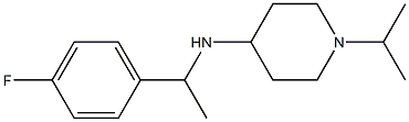 N-[1-(4-fluorophenyl)ethyl]-1-(propan-2-yl)piperidin-4-amine Struktur