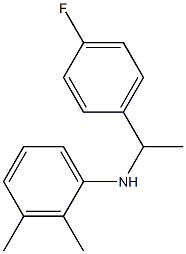 N-[1-(4-fluorophenyl)ethyl]-2,3-dimethylaniline Struktur