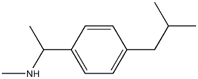 N-[1-(4-isobutylphenyl)ethyl]-N-methylamine Struktur