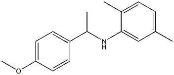 N-[1-(4-methoxyphenyl)ethyl]-2,5-dimethylaniline Struktur