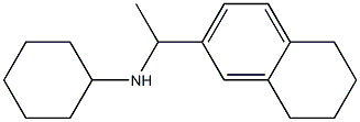 N-[1-(5,6,7,8-tetrahydronaphthalen-2-yl)ethyl]cyclohexanamine Struktur