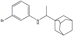 N-[1-(adamantan-1-yl)ethyl]-3-bromoaniline Struktur