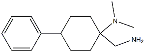 N-[1-(aminomethyl)-4-phenylcyclohexyl]-N,N-dimethylamine Struktur