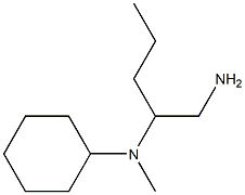 N-[1-(aminomethyl)butyl]-N-cyclohexyl-N-methylamine Struktur