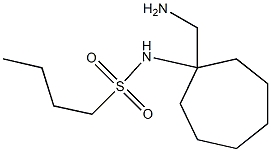 N-[1-(aminomethyl)cycloheptyl]butane-1-sulfonamide Struktur