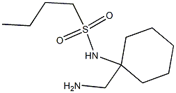 N-[1-(aminomethyl)cyclohexyl]butane-1-sulfonamide Struktur