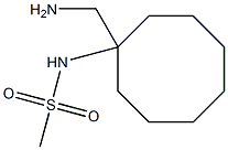 N-[1-(aminomethyl)cyclooctyl]methanesulfonamide Struktur