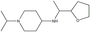 N-[1-(oxolan-2-yl)ethyl]-1-(propan-2-yl)piperidin-4-amine Struktur