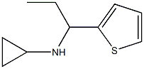 N-[1-(thiophen-2-yl)propyl]cyclopropanamine Struktur