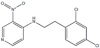 N-[2-(2,4-dichlorophenyl)ethyl]-3-nitropyridin-4-amine Struktur