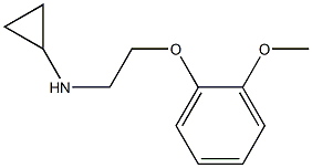 N-[2-(2-methoxyphenoxy)ethyl]cyclopropanamine Struktur