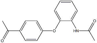 N-[2-(4-acetylphenoxy)phenyl]acetamide Struktur