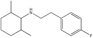 N-[2-(4-fluorophenyl)ethyl]-2,6-dimethylcyclohexan-1-amine Struktur