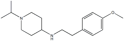 N-[2-(4-methoxyphenyl)ethyl]-1-(propan-2-yl)piperidin-4-amine Struktur