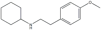 N-[2-(4-methoxyphenyl)ethyl]cyclohexanamine Struktur