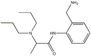 N-[2-(aminomethyl)phenyl]-2-(dipropylamino)propanamide Struktur