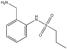 N-[2-(aminomethyl)phenyl]propane-1-sulfonamide Struktur