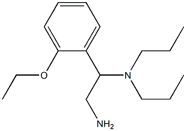 N-[2-amino-1-(2-ethoxyphenyl)ethyl]-N,N-dipropylamine Struktur