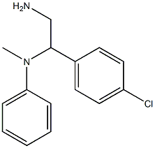 N-[2-amino-1-(4-chlorophenyl)ethyl]-N-methyl-N-phenylamine Struktur