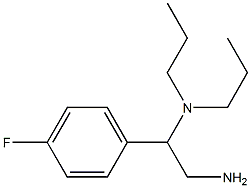 N-[2-amino-1-(4-fluorophenyl)ethyl]-N,N-dipropylamine Struktur