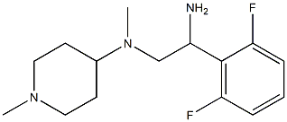 N-[2-amino-2-(2,6-difluorophenyl)ethyl]-N-methyl-N-(1-methylpiperidin-4-yl)amine Struktur