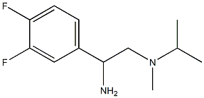 N-[2-amino-2-(3,4-difluorophenyl)ethyl]-N-isopropyl-N-methylamine Struktur