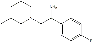 N-[2-amino-2-(4-fluorophenyl)ethyl]-N,N-dipropylamine Struktur