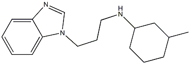 N-[3-(1H-1,3-benzodiazol-1-yl)propyl]-3-methylcyclohexan-1-amine Struktur