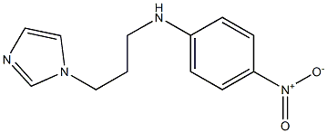 N-[3-(1H-imidazol-1-yl)propyl]-4-nitroaniline Struktur