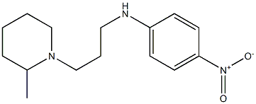 N-[3-(2-methylpiperidin-1-yl)propyl]-4-nitroaniline Struktur