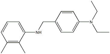 N-{[4-(diethylamino)phenyl]methyl}-2,3-dimethylaniline Struktur