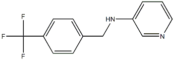 N-{[4-(trifluoromethyl)phenyl]methyl}pyridin-3-amine Struktur