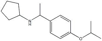 N-{1-[4-(propan-2-yloxy)phenyl]ethyl}cyclopentanamine Struktur