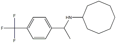 N-{1-[4-(trifluoromethyl)phenyl]ethyl}cyclooctanamine Struktur